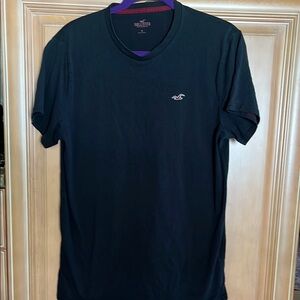 Hollister Black Tee with Red Trim